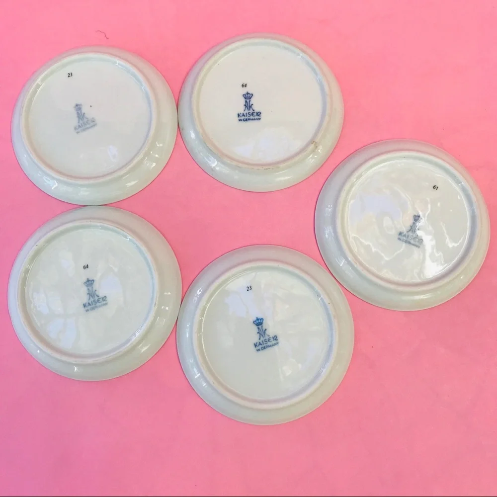 Vintage Kaiser W Germany saucers